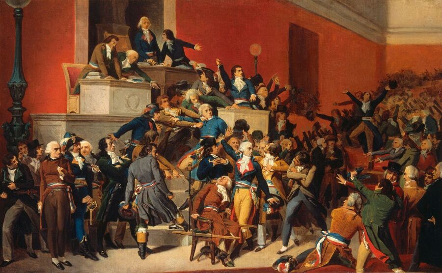 Click to enlarge Robespierre arrest