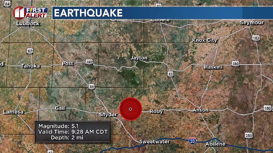 earthquake texas