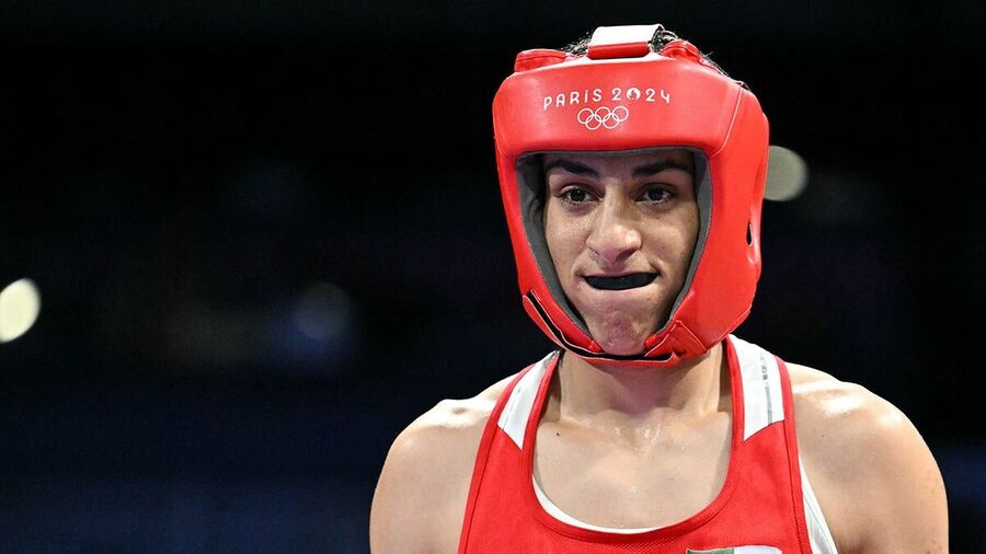 Click to enlarge Imane Khelif intersex women boxing olympics