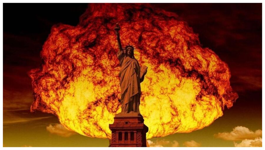 Click to enlarge Burning Liberty