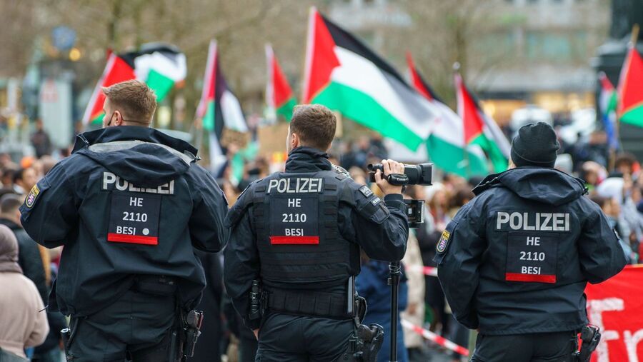 Pro Palestine protest in Germany