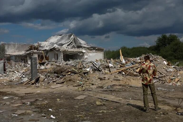 russia strike Rozhivka ukraine