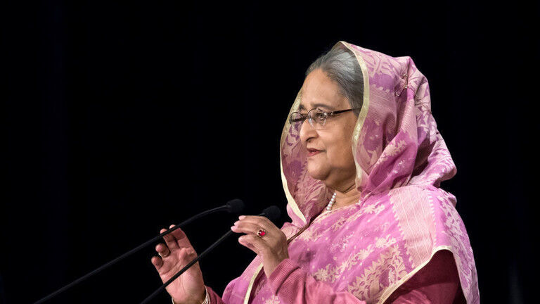Click to enlarge FILE PHOTO: Then-Bangladeshi PM Sheikh Hasina at the International Conference on the Future of Asia, Tokyo, Japan, May 30, 2019.
