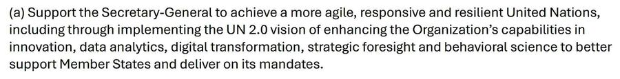 un statement 2.0 science tyranny global governnance