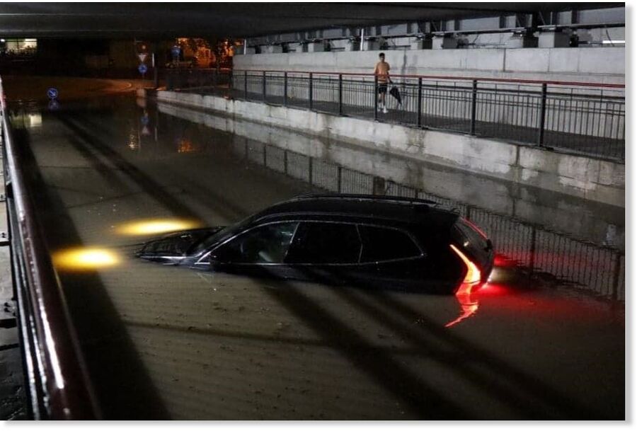 In the so-called Siemens underpass,