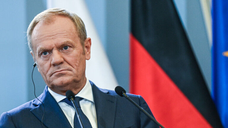 Donald Tusk delivers a press statement in Warsaw, Poland, July 2, 2024