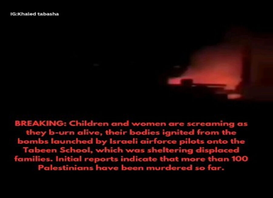 Click to enlarge Palestinians burned alive