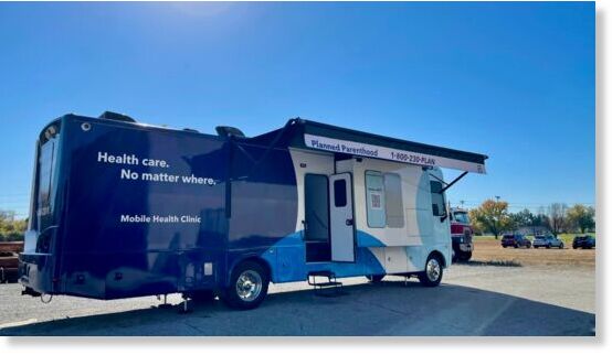 Click to enlarge mobile abortion clinic