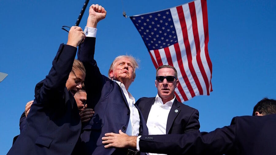 Click to enlarge trump assassination fight fist