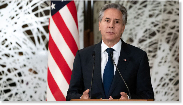 US Secretary of State Antony Blinken