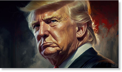 Trump paintng