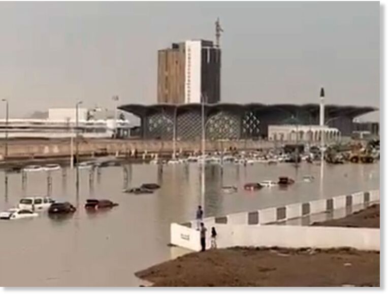 Heavy rains have caused considerable damage across Saudi Arabia, with cars submerged and normal life affected.