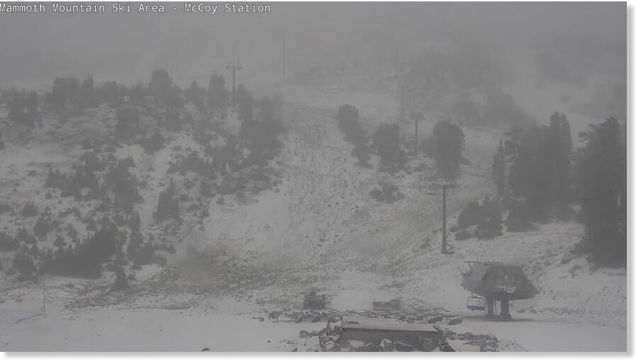 Mammoth Mountain on Saturday afternoon.