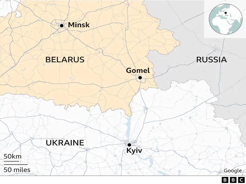 Belarus map