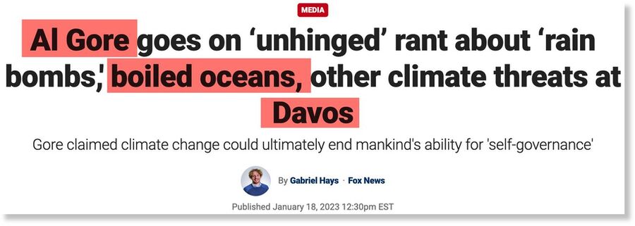 al gore rant ocean temps