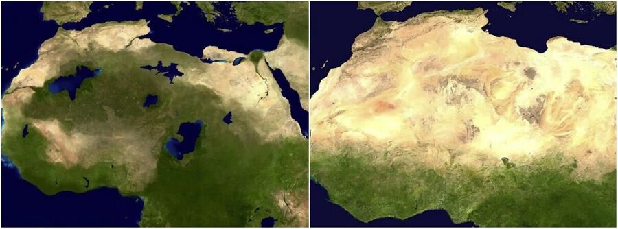 Northern Africa comparison map