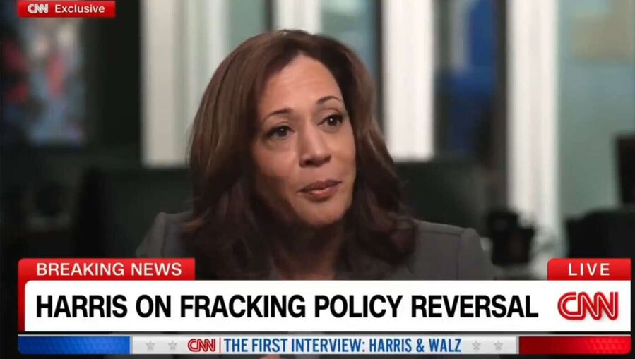 Click to enlarge harris reverse fracking policy