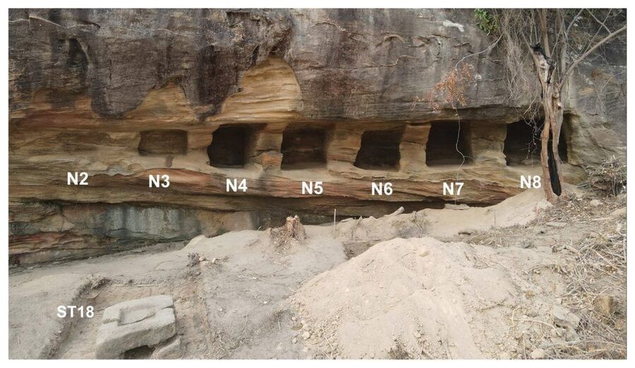 Click to enlarge Rock Cut Niches