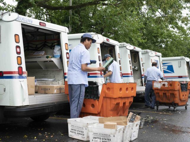postal workers mail in ballots