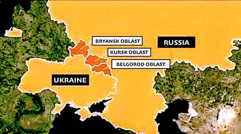 Click to enlarge Map UkraineRussia