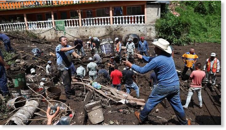 Fearing more landslides, authorities have started evacuating residents in the vicinity and have set up an emergency shelter in a local church.