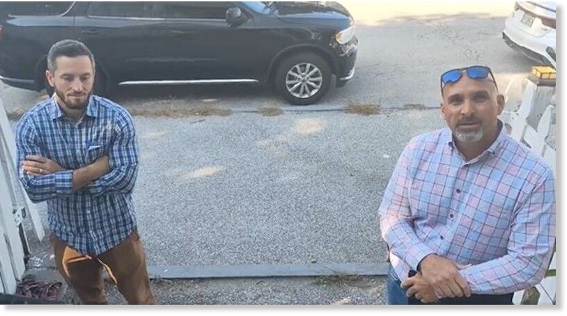 Click to enlarge Alleged FBI agents