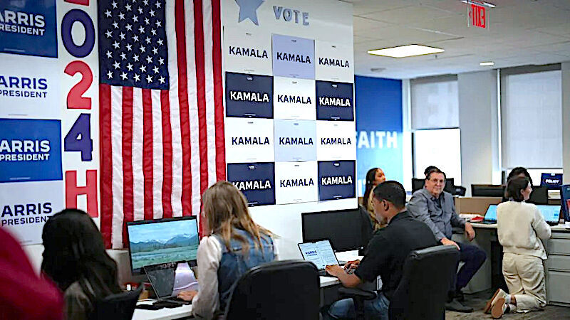 Click to enlarge campaign office