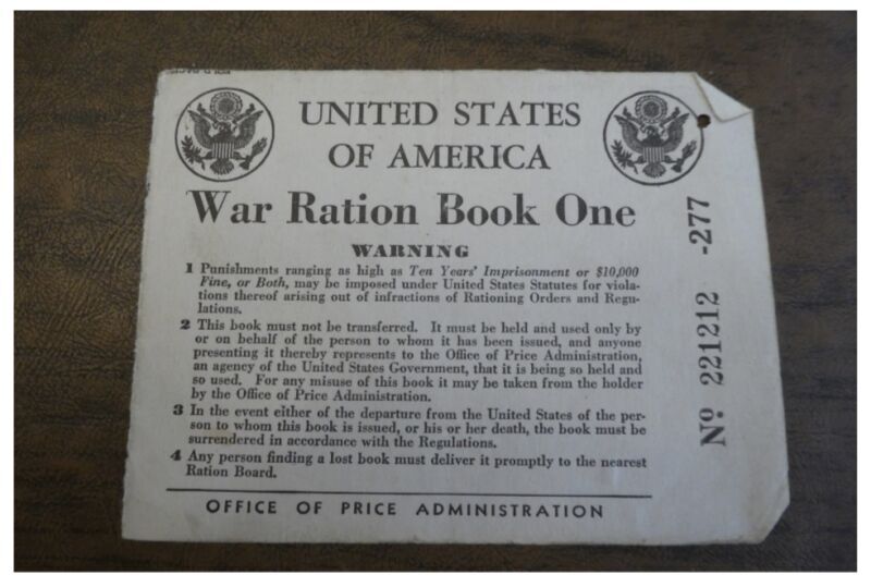 war ration book 1
