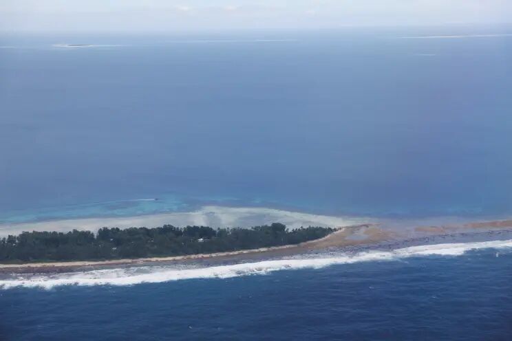 Click to enlarge tuvalu island land mass increase