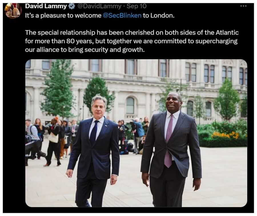 Click to enlarge Blinken and Lammy