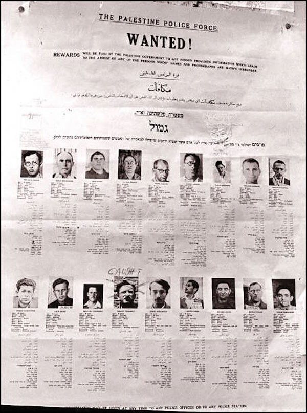 Click to enlarge israel jewish terrorists begin ben gurion