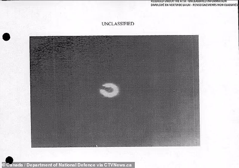 ufo photo declassified canada