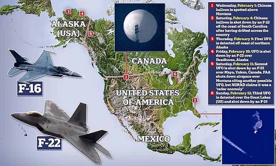 Click to enlarge map ufo shootdown chinese spy balloon
