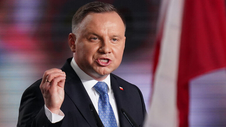 Click to enlarge Polish President Andrzej Duda.