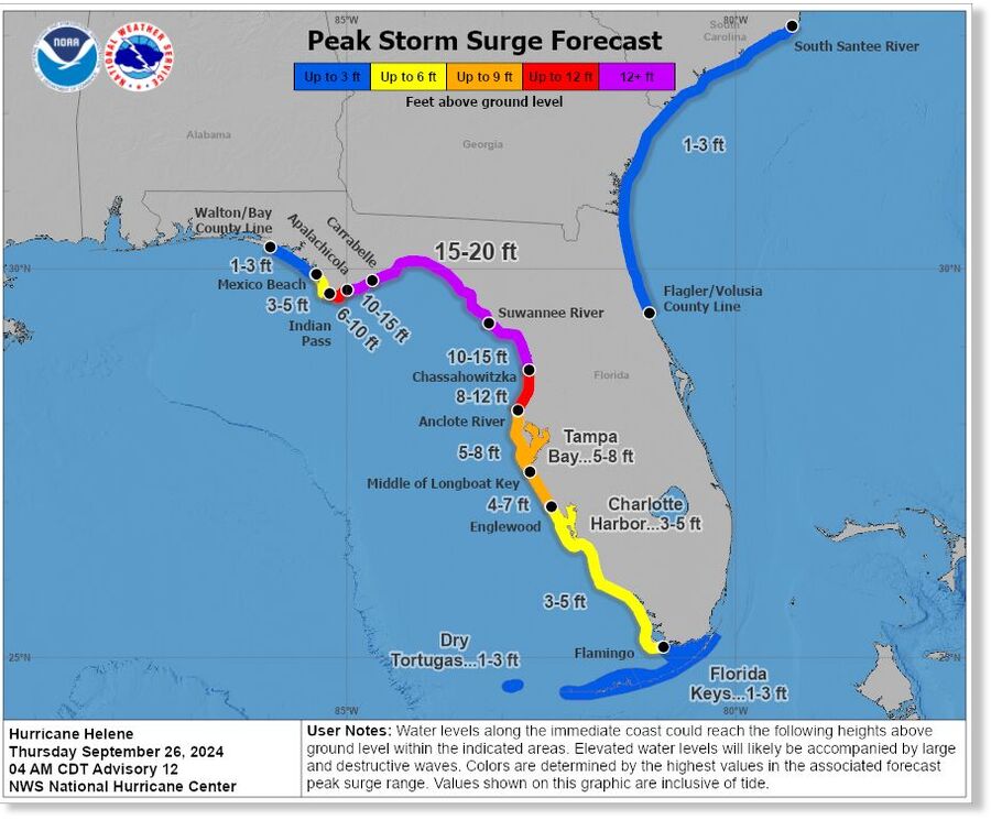 helene storm surge