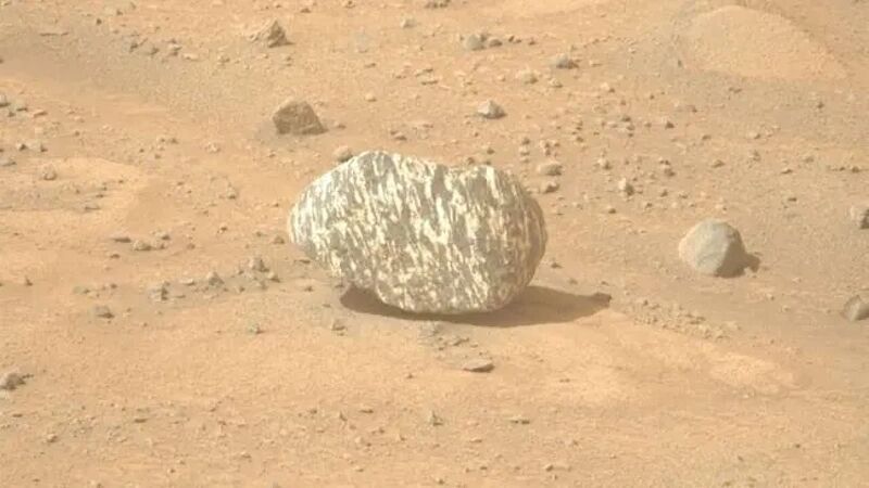 Click to enlarge zebra rock mars