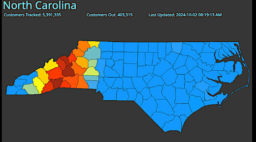 Grid apocalypse hits Carolinas: 360 substations down, power restoration could take "months"