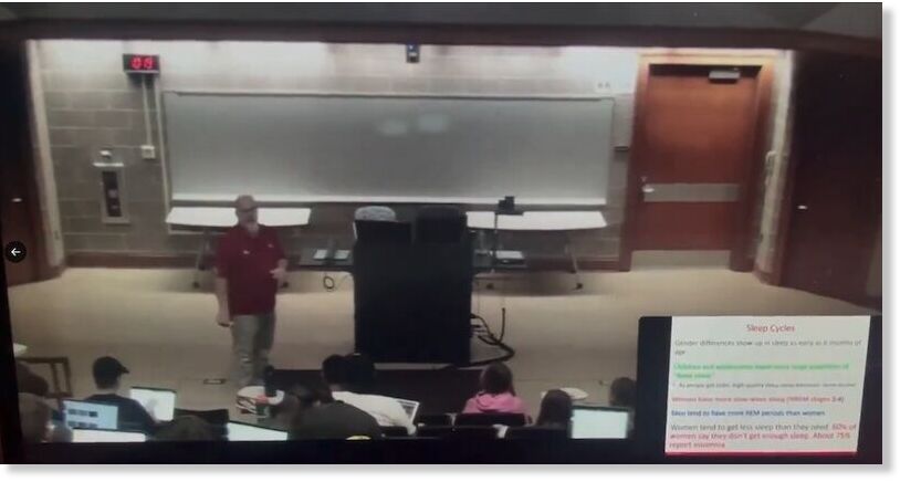 Professor suspended