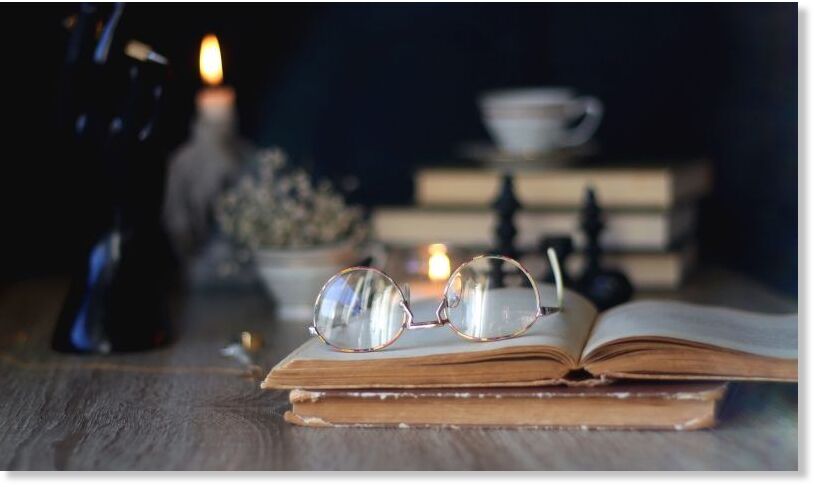 glasses book
