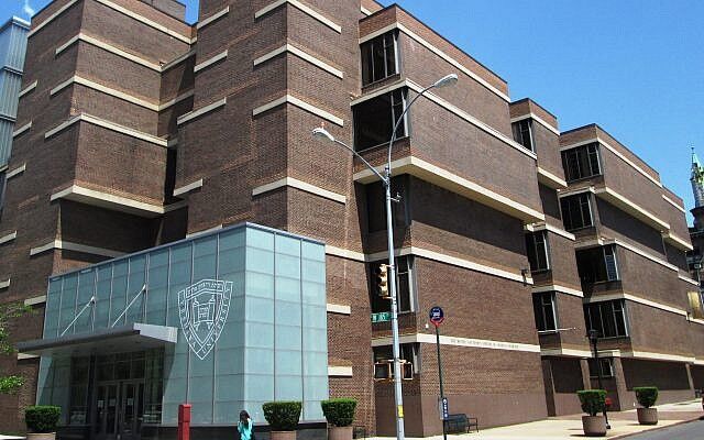 Click to enlarge Yeshiva University’s Mendel Gottesman Library.