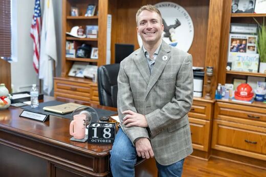 Click to enlarge Logansport Mayor Chris Martin
