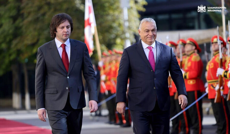 Click to enlarge Orban in Georgia