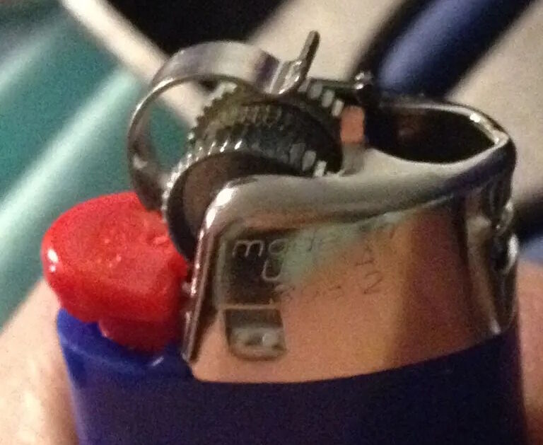 cigarette lighter safety band