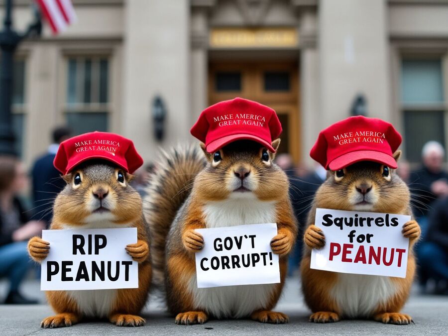 squirrel maga hat rebellion uprising