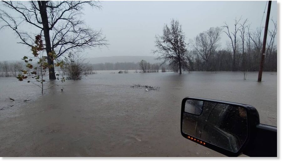 Floodwaters in St. Francois County,