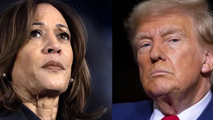 Click to enlarge Donald Trump Harris-Walz