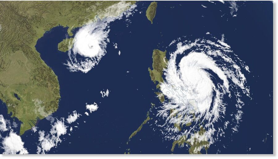 Click to enlarge Typhoon Toraji is set to make landfall across the Philippines, bringing destructive winds, flooding rains and the potential for landslides.