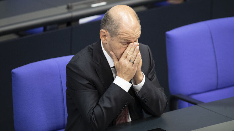 Click to enlarge German Finance Minister and Vice Chancellor Olaf Scholz.