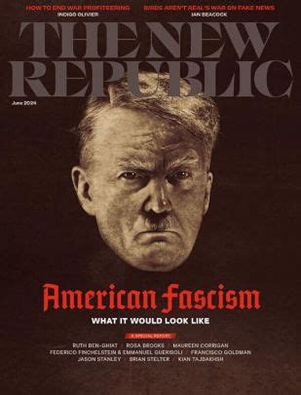 Click to enlarge new republic magazine trump cover hitler