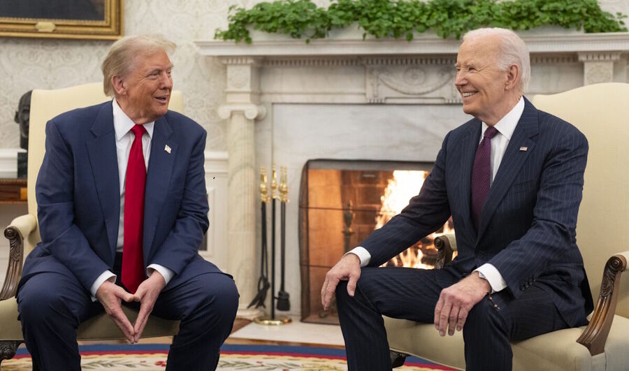 Click to enlarge trump biden oval office transition 2024